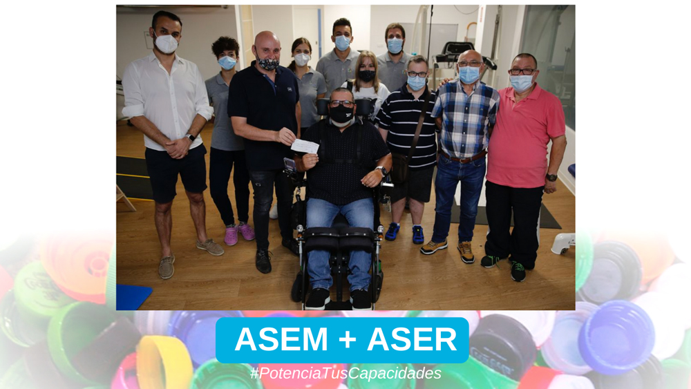Colaboración ASER + ASEM. Proyecto de rehabilitación neurológica para niñas y niños con enfermedad neuromuscular