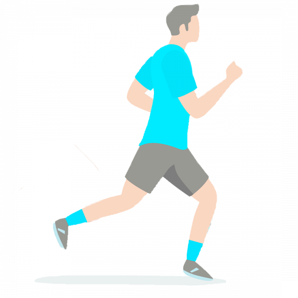 Deportista vibración focal