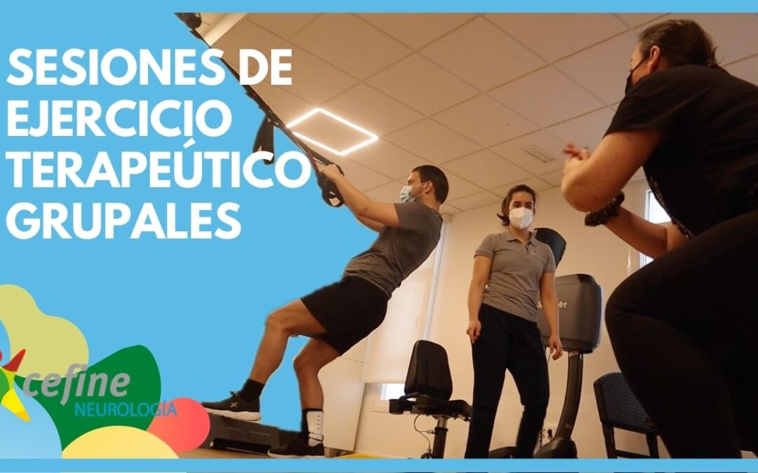Sesiones grupales de ejercicio terapeútico