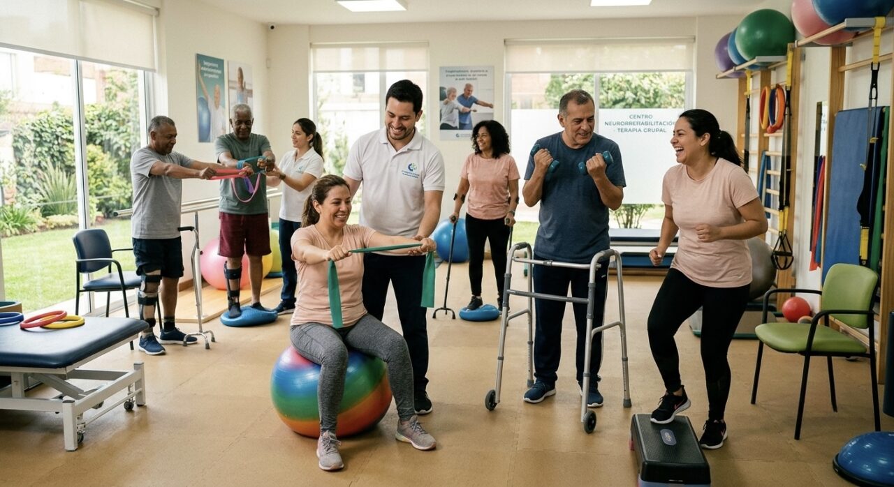 Ejercicio terapéutico en grupo